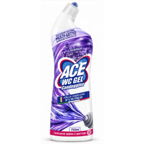 Гель для чистки унитаза с отбеливателем ACE WC Gel Candeggina Lavanda, 750 мл